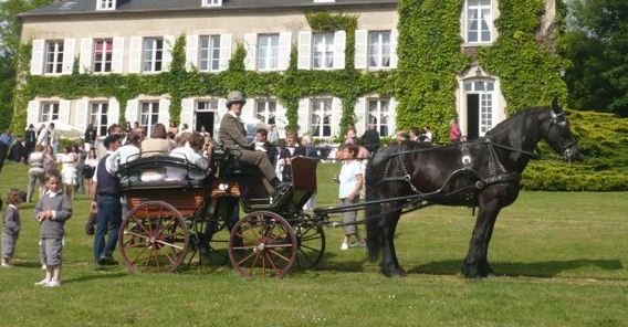 Location de calèche, mariage, cérémonie